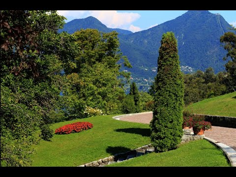Видео: Италия, озера, фильм 09: Каннобио, сады виллы Таранто / Italy, lakes,film 09: Cannobio,Villa Taranto