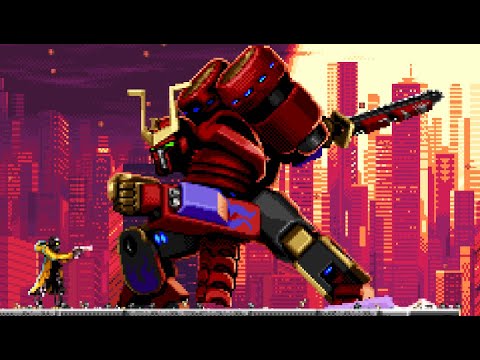 Видео: Охота (Cyberpunk Contra) Все боссы (без урона)
