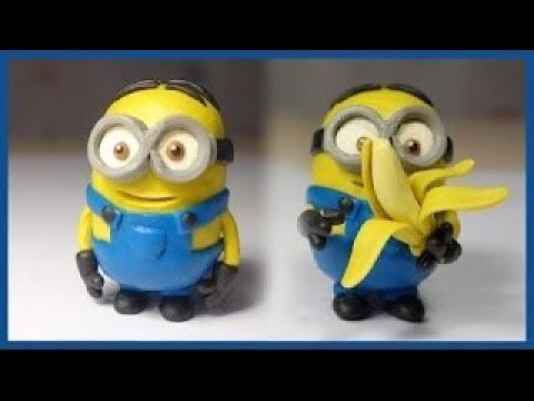Видео: Как слепить Миньона из пластилина 1. Гадкий Я. Despicable Me. Plasticine.