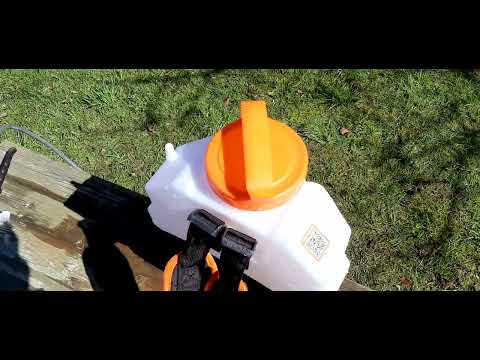 Видео: Dewoo DSA12LI опрыскиватель аккумуляторный