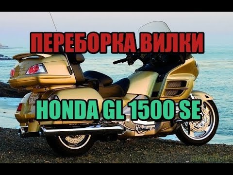 Видео: Замена сальников, пыльников, масла в вилке Хонда голдвинг 1500. replacement oil fork Goldwing 1500.