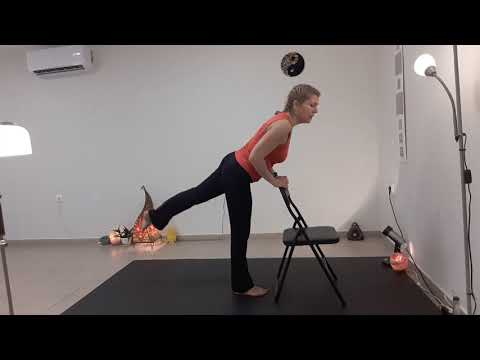 Видео: Йога на стол за над 65 г. и при наднормено тегло с Милена Петрова, йога клуб Ин и Ян, Асеновград