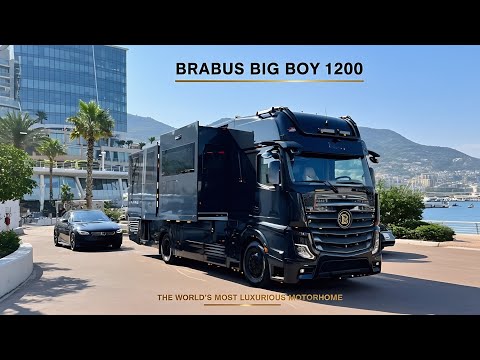Видео: Внутри Brabus Big Boy 1200 стоимостью 1,5 миллиона долларов — самого роскошного автодома в мире!