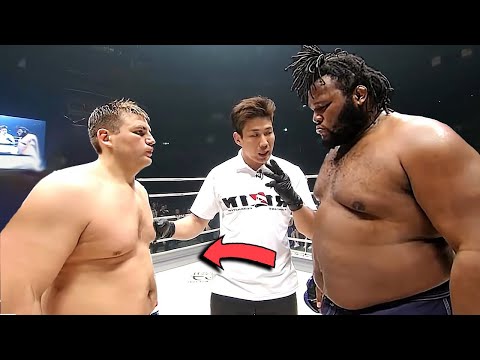 Видео: Ученик Федора Емельяненко против Амбала из Америки! Масса не помогла...