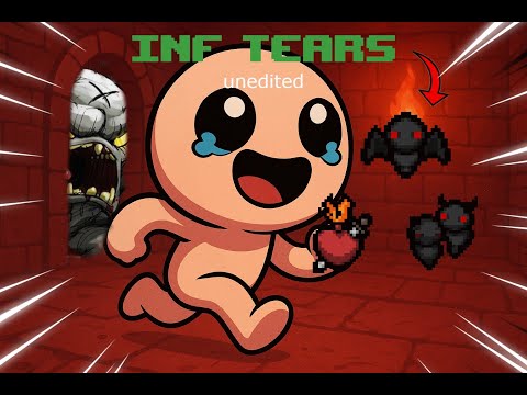 Видео: Късметът ми е да стрелям прекалено много сълзи в The Binding of Isaac Repentance+ (unedited)