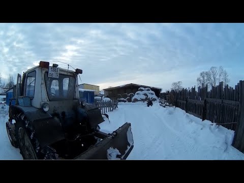Видео: Зимняя работа по хозяйству. Привёз сено и силос. 15 января