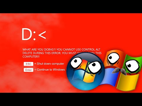Видео: Экран отключения Windows 10, но Windows Vista и Windows XP хотят его видеть