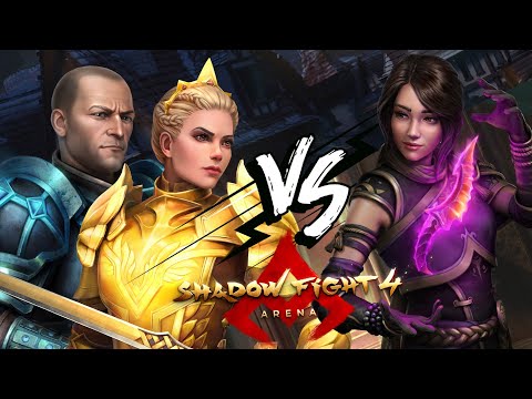 Видео: В ПОИСКАХ СЮЖЕТА, ГЛАВЫ 2,3,4 - СЕРЖАНТ, ХЕЛЬГА ПРОТИВ ДЖУН ► Shadow Fight 4: Arena
