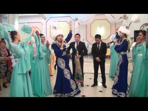 Видео: КАЗАКТЫН САЛТ-ДАСТУРИ - Кыз узату Акжибек шоу +7 (747) 350-98-56