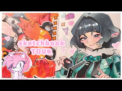 Видео: ☆ОБЗОР СКЕТЧБУКА☆