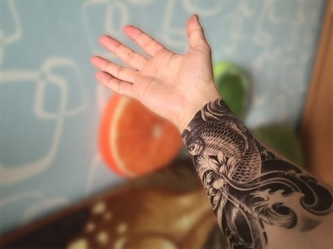 Видео: Как клеить татуировки с Алиэкспресс