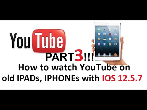 Видео: Как смотреть YOUTUBE на старых IPAD и IPHONE на IOS 12.5.7 и более ранних версиях
