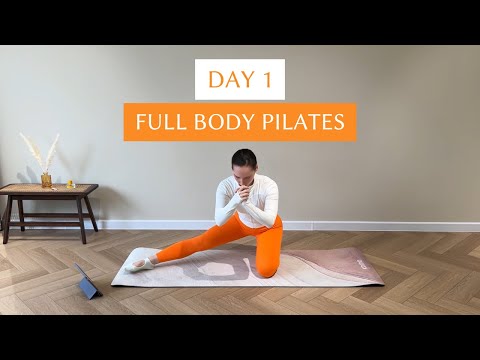 Видео: 1 Week Pilates Plan | Day 1 Full Body Pilates// Пилатес на все тело, без повторов, без оборудования