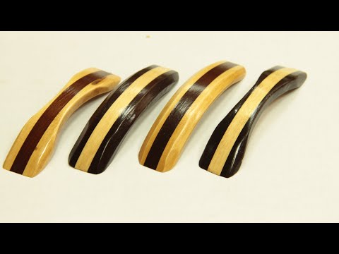 Видео: Заколка для волос из дерева / hair clip made of wood