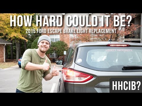 Видео: Насколько это сложно? | Замена стоп-сигнала Ford Escape 2015 года