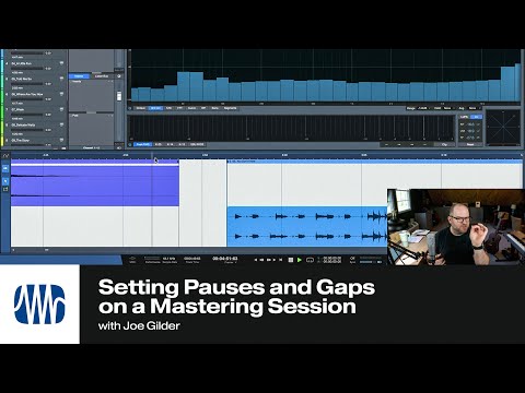 Видео: Установка пауз и пропусков в сеансе мастеринга в Studio One | PreSonus
