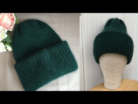 Видео: ВЯЗАНАЯ ШАПКА "FLUFFY НАТ" KNITTED HAT