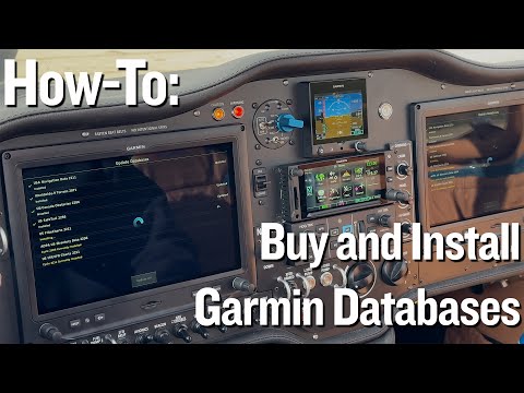 Видео: Garmin G3X Touch и GTN — как установить базы данных