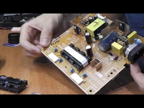 Видео: Пропадает изображение / гаснет подсветка. Монитор  Samsung 940N. Ремонт инвертора