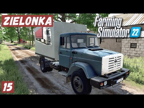 Видео: FS 22 - ZIELONKA.  Арендованный ЗИЛ.  Поставил  НАВЕС и ЯМУ под НАВОЗ.  Пополняю СТАДО # 15