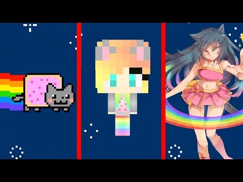 Видео: КАК МЕНЯЛАСЬ ДЕВУШКА КОШКА НЯН КЭТ И ЕЁ ЖИЗНЕННЫЙ ЦИКЛ В МАЙНКРАФТ! ЭВОЛЮЦИЯ НЯН КЕТ