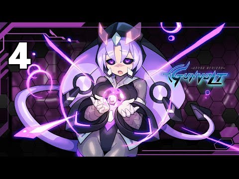 Видео: Azure Striker Gunvolt Прохождение на русском #4 Катакомбы