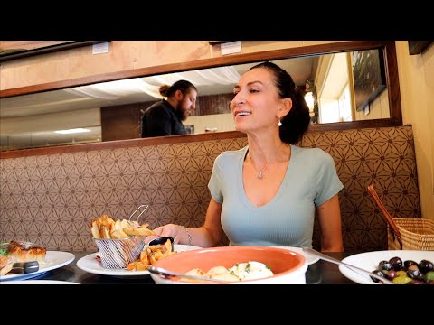 Видео: Очень Радужный Городок - Вкусный Ланч в Ресторане Los Olivos Wine Cafe - Эгине - Heghineh