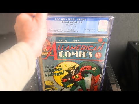 Видео: Распаковка Святого Грааля: Первый Зеленый Фонарь и Ультра-Раритеты