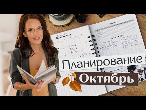 Видео: КАК Я ВЕДУ ЕЖЕДНЕВНИК // Планирую октябрь 2018 // Plan with me