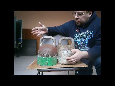 Видео: Как утяжелить с гирю 16 кг до 56, 64, 72 кг