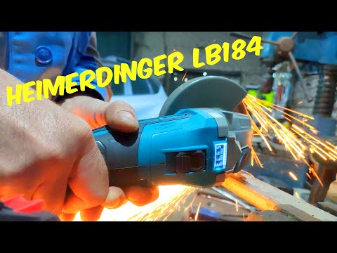 Видео: Аккумуляторная "болгарка" УШМ HEIMERDINGER LB184 с дисплеем обзор разборка тест.