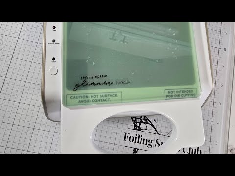 Видео: Распаковка Spellbinders Glimmer в 2025 году и простота горячего фольгирования