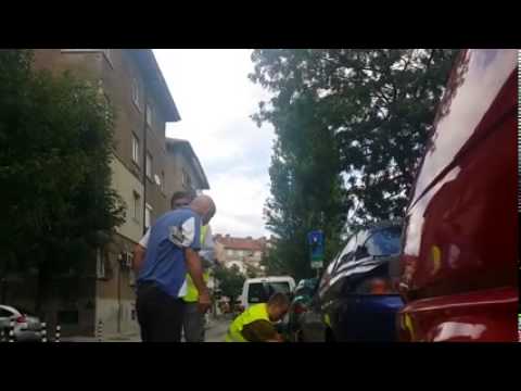 Видео: Шофьор побърква скобаджиите