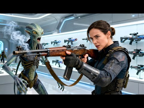 Видео: Инопланетный торговец насмехался над земным огнестрельным оружием — она показала ему, что такое о...