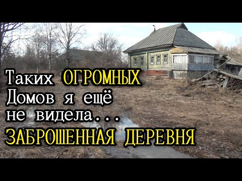 Видео: Таких огромных и крепких домов я ещё не видела. Заброшенные дома в лесу. Заброшенные деревни.