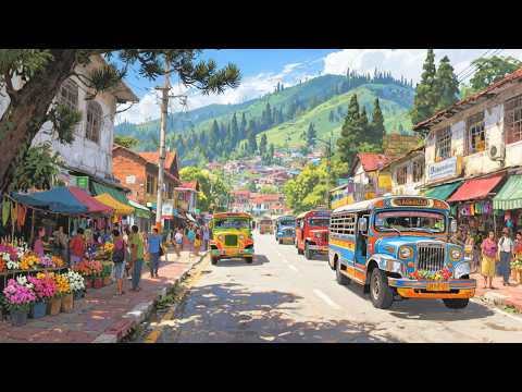 Видео: Багио, Филиппины🇵🇭 Самый расслабляющий город на Филиппинах? (4K HDR)