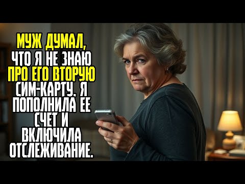 Видео: Муж думал, что я не знаю про его вторую сим карту  Я пополнила ее счет и включила отслеживание
