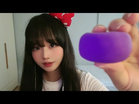 Видео: Успокаивающий ASMR с глиной | Мягкие звуки клей🍰
