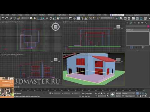 Видео: Урок 3ds Max: Архитектурные объекты Wall (Стены)