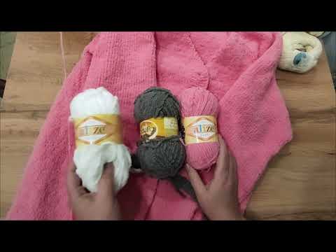 Видео: Игра "Успеть за час" Халат из Alize softy