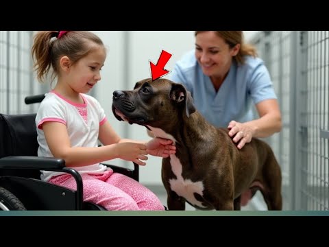 Видео: Парализованная Девочка Встретила Самую Агрессивную Собаку В Приюте — То, Что Произошло Дальше, 