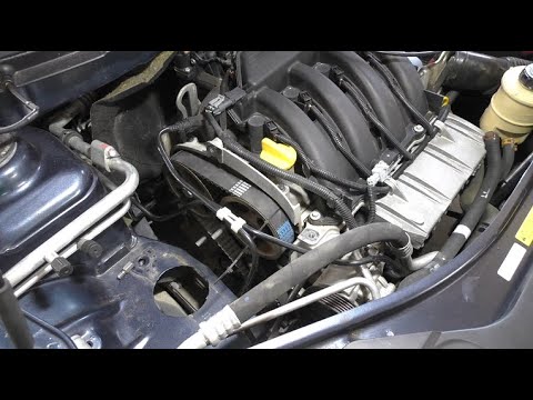 Видео: Замена комплекта ГРМ на Nissan Almera K4M Ниссан Альмера  2013 2часть
