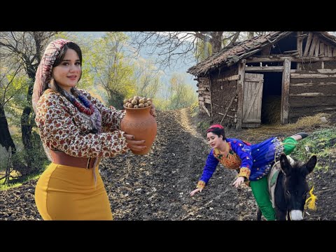 Видео: Тяжёлая жизнь девушек-кочевниц | Ужасный случай в горах! 😱