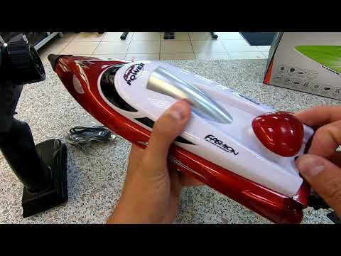 Видео: Радиоуправляемый катер HJ806  со светодиодами