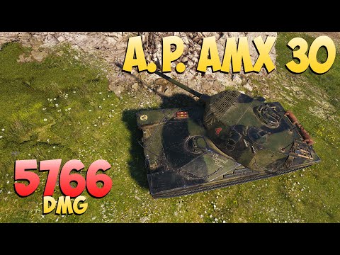 Видео: A.P. AMX 30 - 7 Kills 5.7K DMG - Активный! - Мир Танков