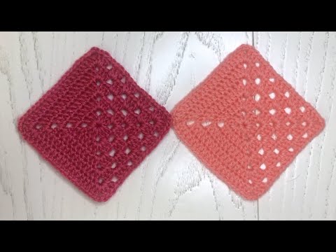 Видео: Бабушкин Квадрат "Дуэт" — Два Узора в Одном Мотиве | Пошаговый Мастер-Класс Крючком
