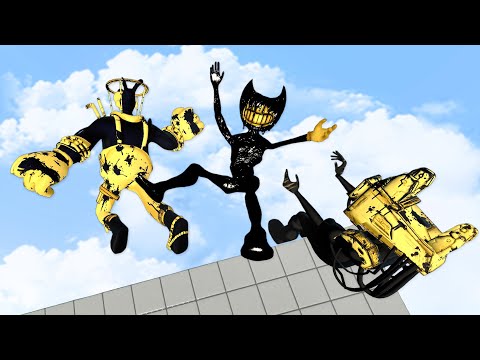 Видео: BATIM: Рэгдолл Прыжки и Падения [GMOD] - Серия 56