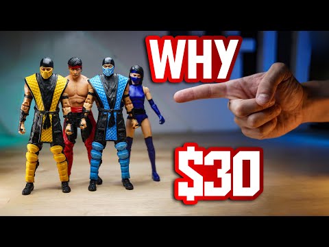 Видео: Фигурки Mortal Kombat возвращаются! Но ПОЧЕМУ они стоят 30 долларов? — Стрельба и обзоры