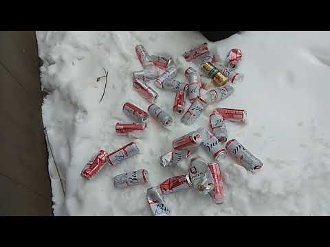 Видео: Новый рекорд сбора  алюминиевых банок за один раз.