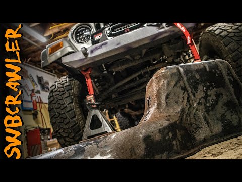Видео: Масляный поддон успешно установлен! Масляный поддон Jeep TJ 4.0l, задний основной сальник и прокл...